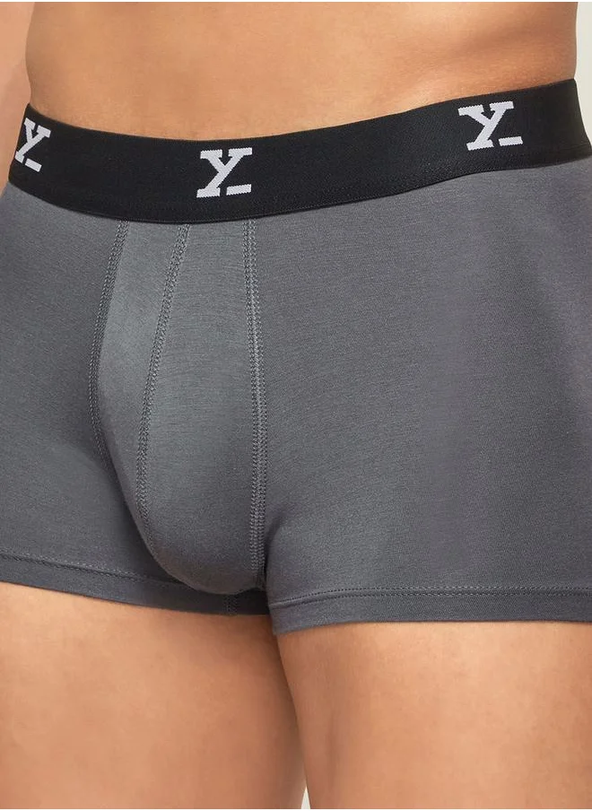XYXX Modal Stretch Trunk with Branded Elastic by Styli