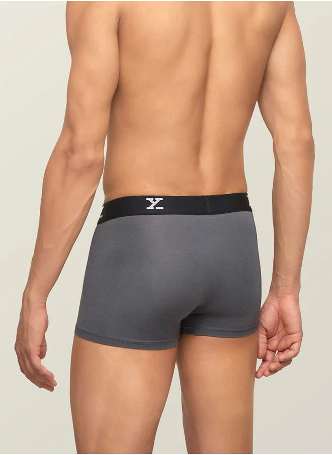 XYXX Modal Stretch Trunk with Branded Elastic by Styli