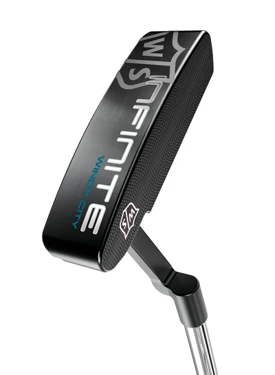 Wilson Infinite Putter Windy City Men's Golf Club - Black, Left Handed, Loft 3 degrees, Steel, 33"