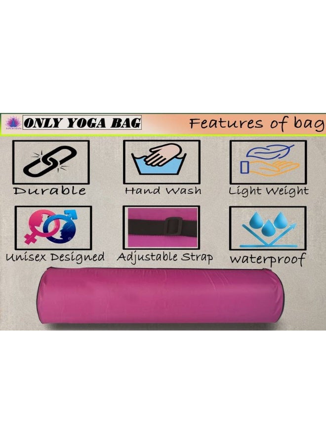 Panchtatava PANCHTATAVA Trendy Yoga Bag For Men And Women | Superb Quality Yoga Mat Cover-  (Pink, Sling Bag) - Image 4