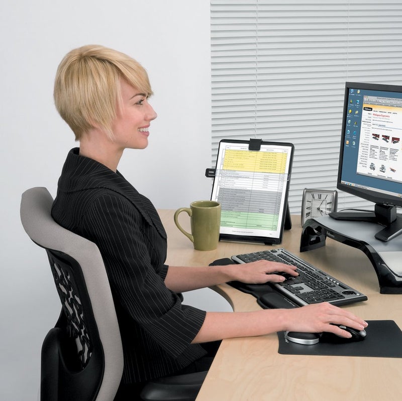 Fellowes Kopy-Aid Black Letter Copyholder (11053), 11.4" x 10.6" x 8.4" - Image 4