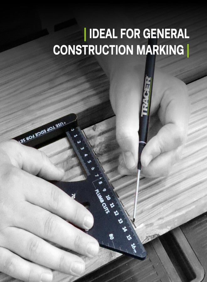 Tracer 40-50mm Long Nib Marker with Holster 2 Pack - Woodworking Tools - Deep Hole Work Pen For Wood, Plastic - Tile and Metal - Extended Nose Marking Pens Deep Nose Marker Carpenter Tools - ALNP2 - Image 5