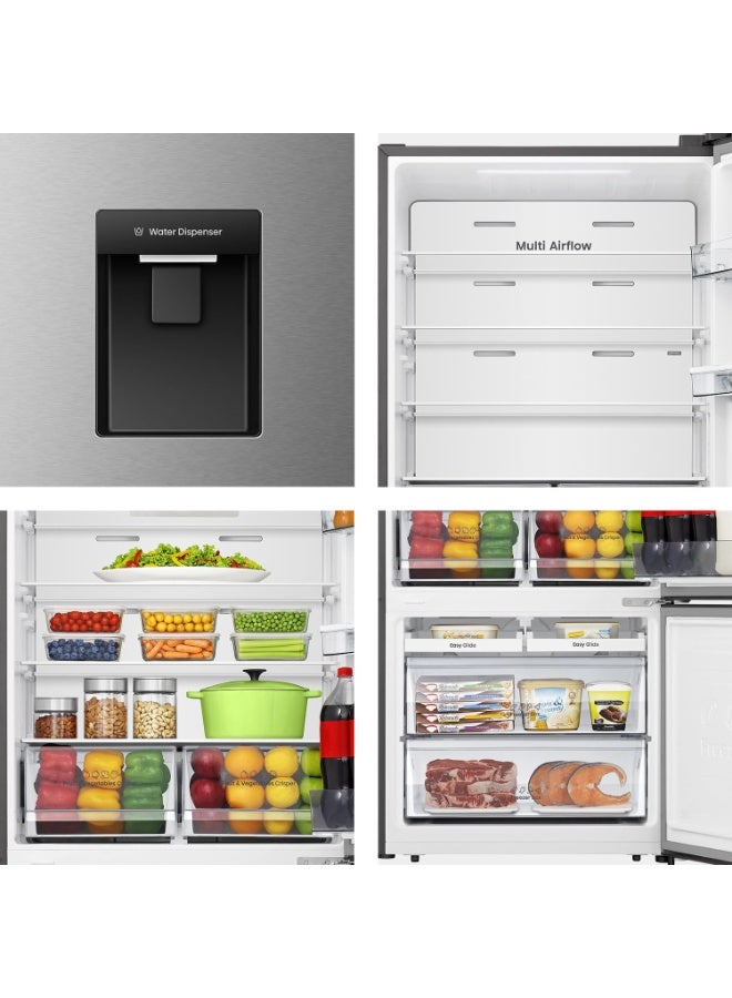 Hisense RB5P504NMI3 - Two Door Bottom-mount 500L Freezer Fridge, Water Dispenser, Super Freeze, Total No Frost, 79.4x69.8x172.5 cm (W/D/H), Silver, 1 Year Full & 10 Years Compressor Warranty RB5P504NMI3 silver - Image 5