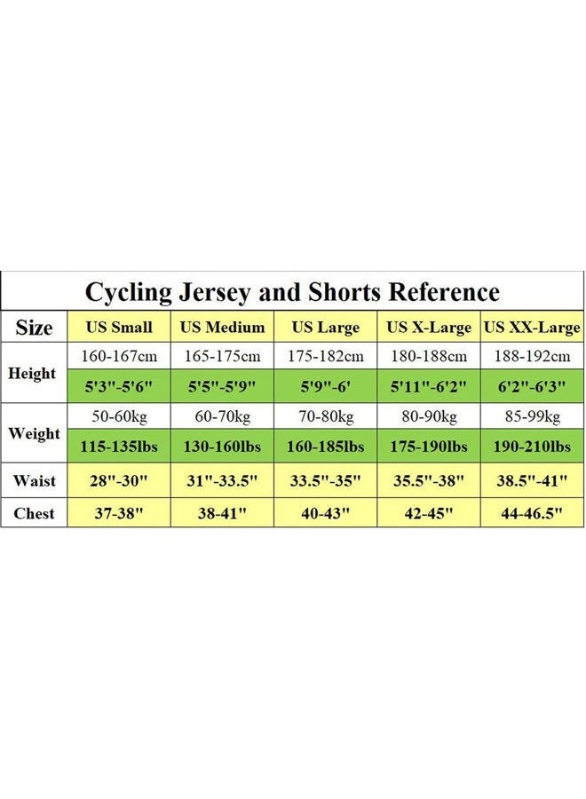 sponeed Cycling Jersey Short Sets Team Bike Wear Pro Cyclist Uniforms US Medium Yellow - Image 5