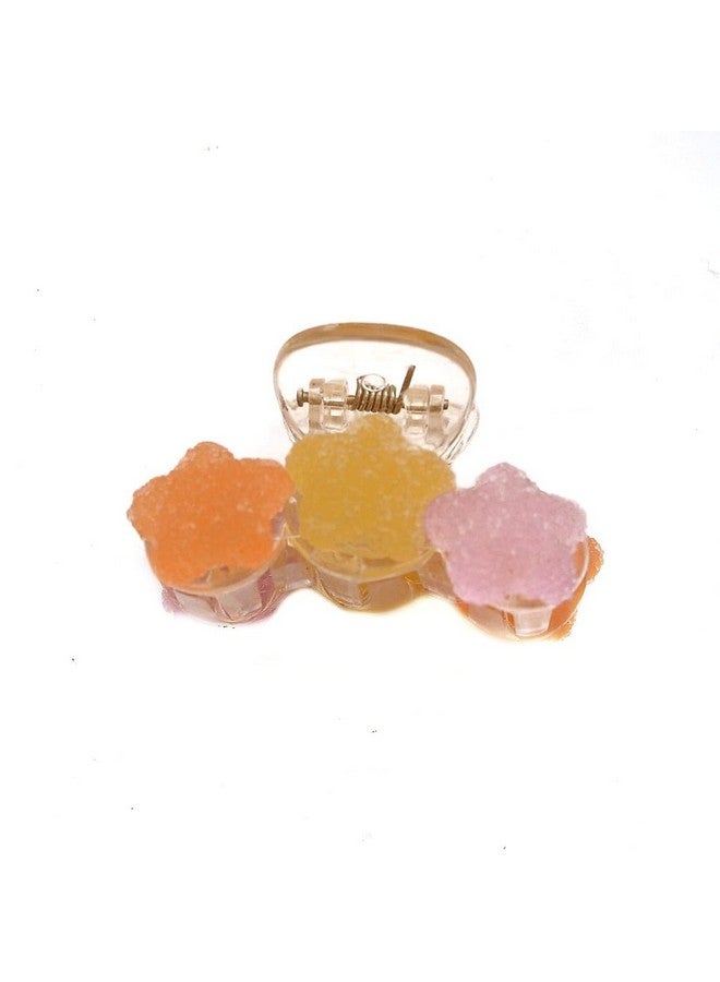 Yellow Bee Shimmering Candy Star Hair Claw Clip - Playful and Charming Pastel Design - Image 2