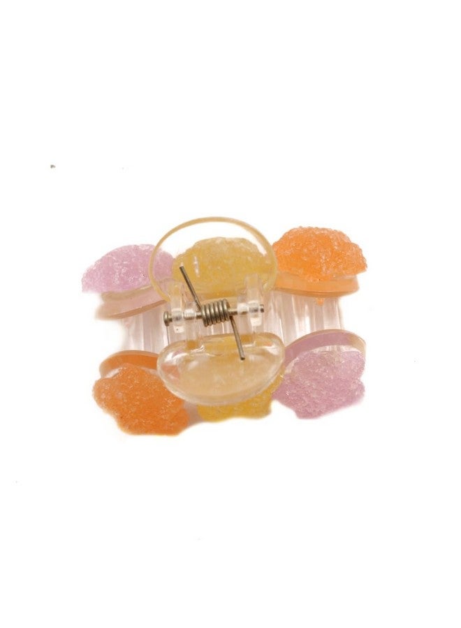 Yellow Bee Shimmering Candy Star Hair Claw Clip - Playful and Charming Pastel Design - Image 3