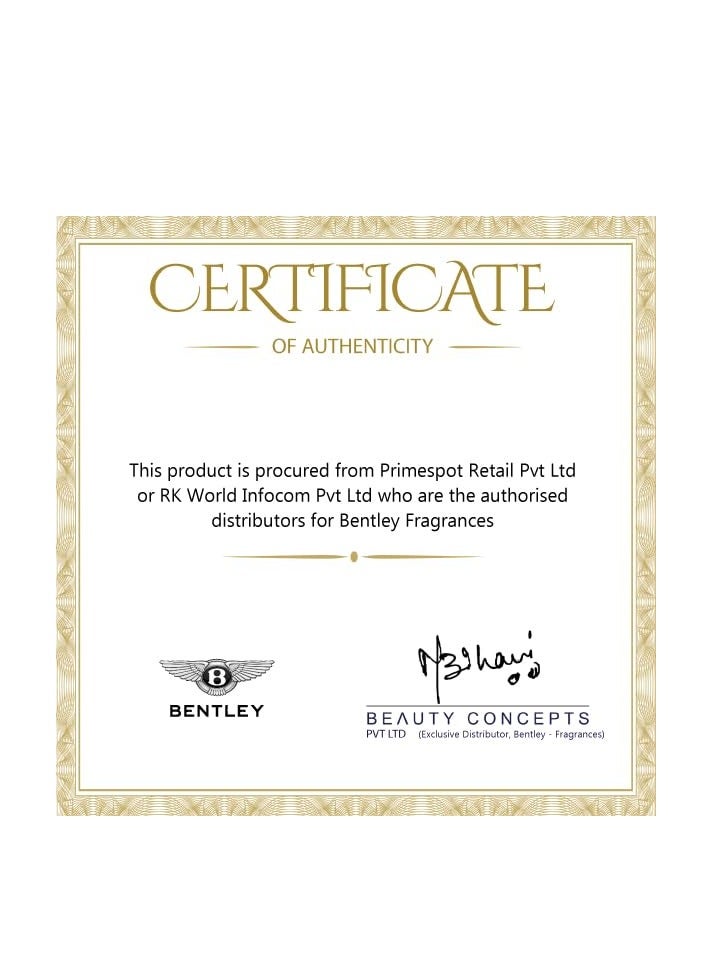 Bentley Bentley Black Edition Men EDP Spray 3.4 oz - Image 2