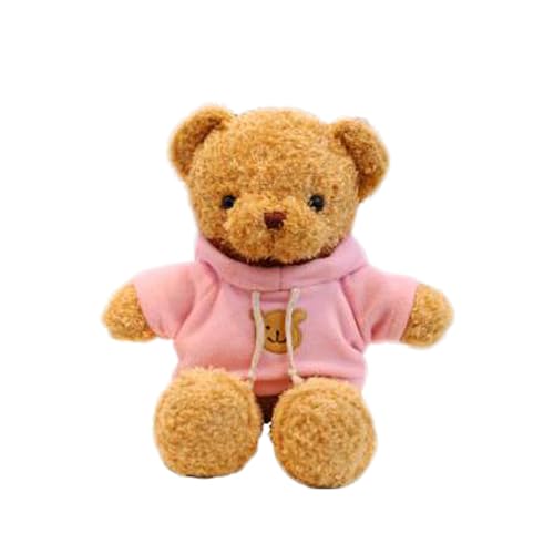 CHELEI2019 118 Teddy Bear Stuffed Animal Cute Teddy Bear with Hoodie Plush Toy for KidsPink - Image 1
