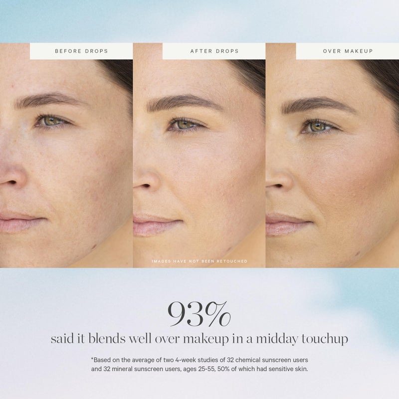 KORA Organics Silky Sun Drops, Mineral Sunscreen Serum SPF 30 with Reef-Safe Non-Nano Zinc Oxide, UVA/UVB Protection, Certified Organic, Cruelty Free, 1.01 oz - Image 5