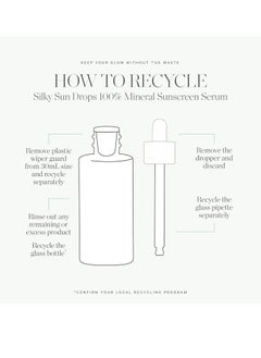 Kora Organics KORA Organics Silky Sun Drops, SPF 30 Mineral Sunscreen Serum, Skin Barrier Repair, Certified Organic, Cruelty Free, 1.01 oz  - Image 5