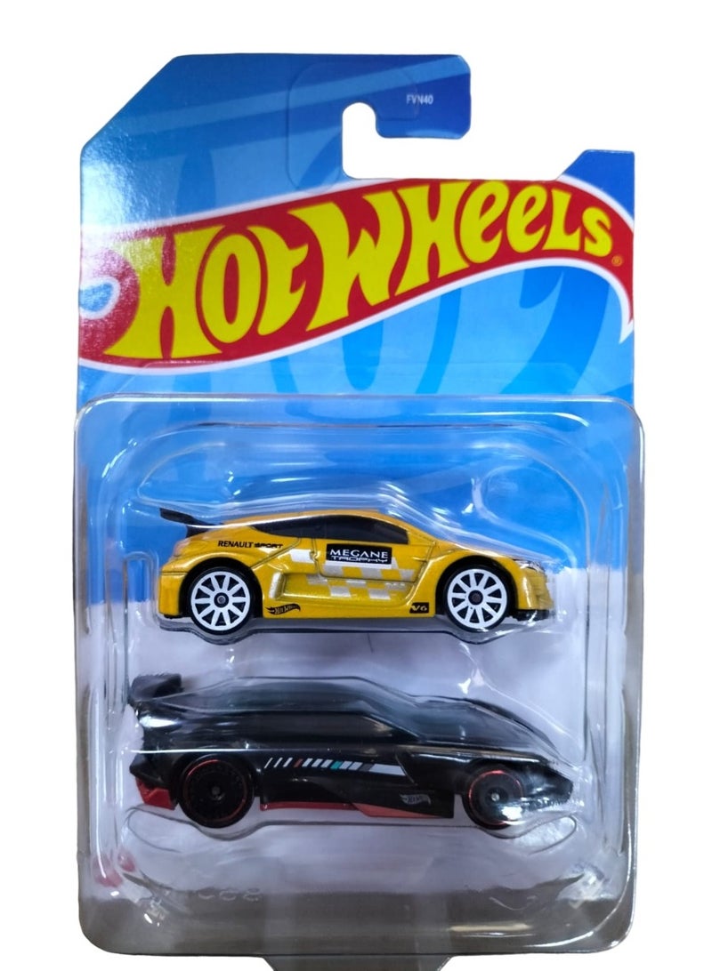 Hot Wheels سيارات هوت ويلز الأساسية - 2 سيارة مصنوعة من المعدن في عبوة واحدة، متنوعة/قد تختلف الأنماط - Image 5