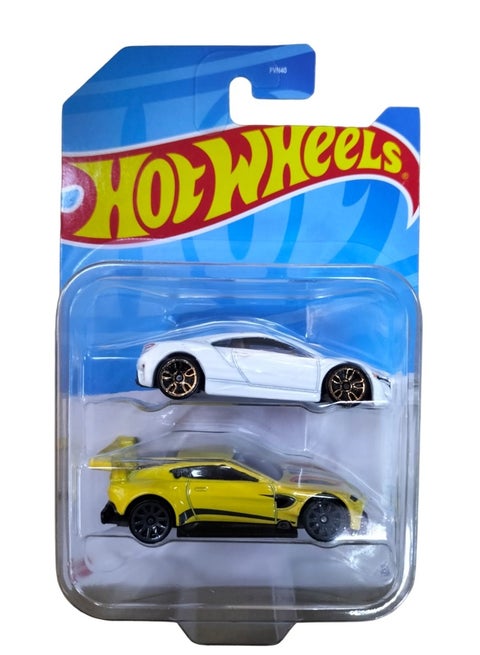 Hot Wheels Basic Cars - 2 Diecast Cars In 1 Pack, Assorted/Style May Vary