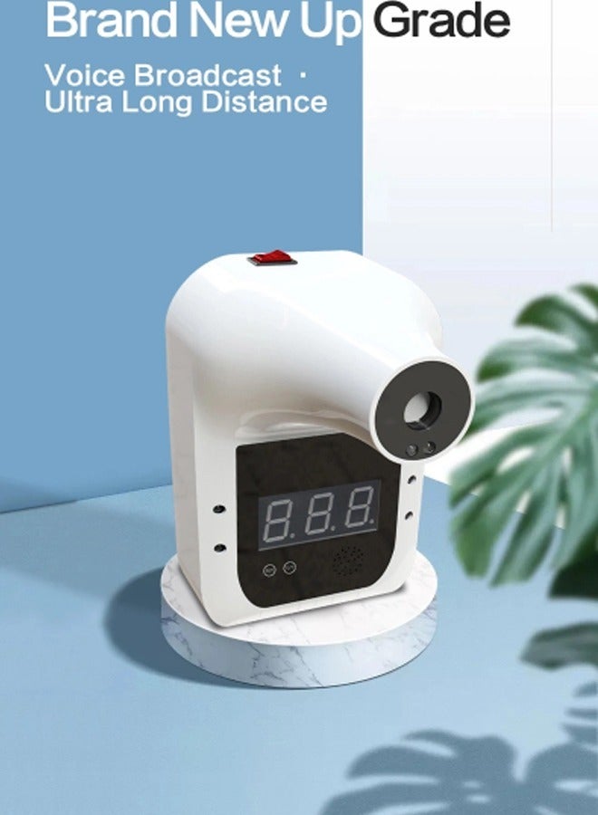Automatic Handsfree Digital Wall Mounted Body Fever Temperature Measuring Thermometer for Home Offices Public Sectors - Image 2