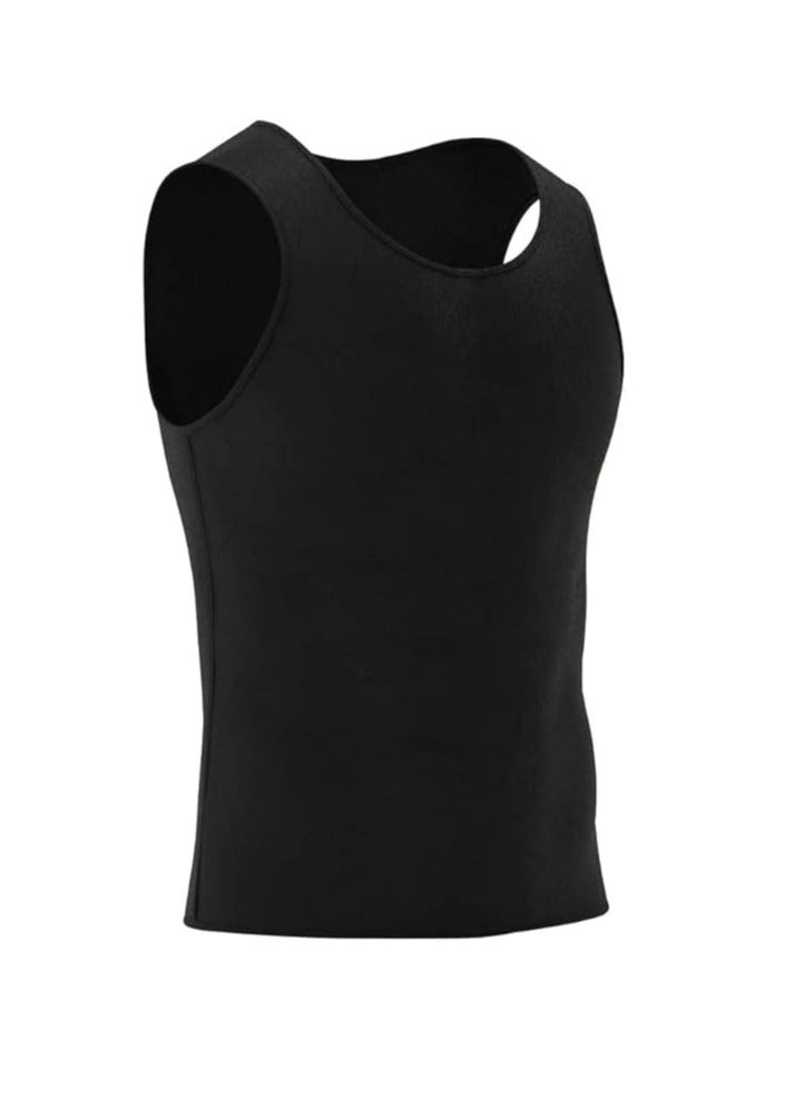 Spall Men’s Slimming Body Shaper Compression Vest – Tummy Control Corset Shirt for Abdomen, Belly Fat Reduction & Waist Slimming  - Image 4