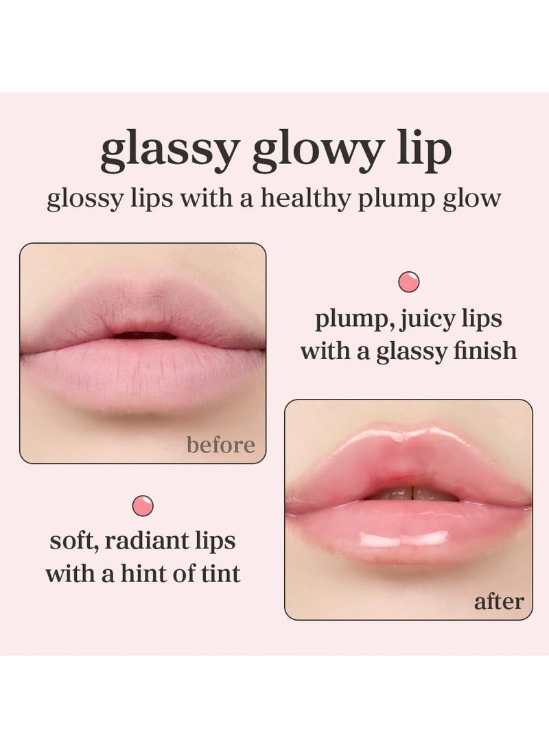 NOONI Korean Lip Oil - Applepeony | Long-Lasting, Moisturizing, Plumping, Revitalizing for Dry Lips, Waterproof, No Peel Off, Hydrating, Nourishing Crystal Clear, 0.12 FL Oz - Image 2