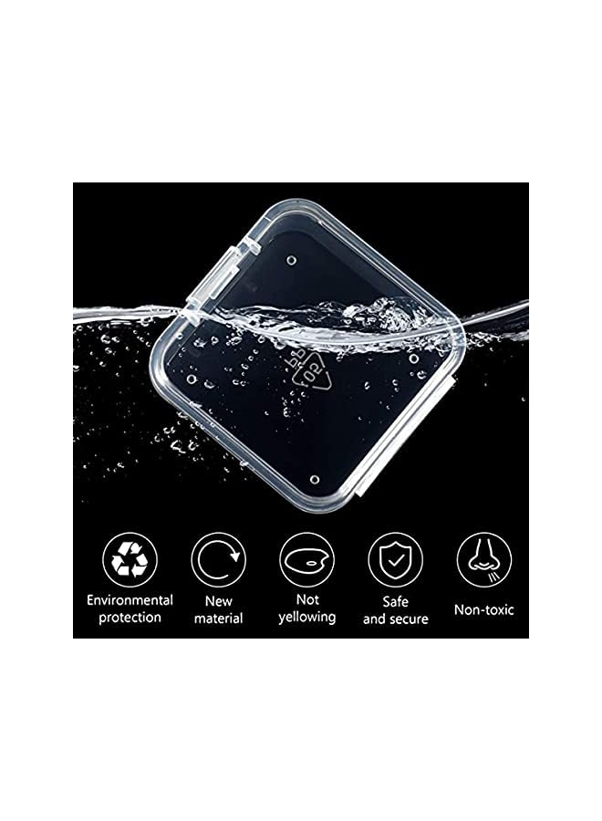 KASTWAVE Box Organizer, Craft Sewing Supplies Storage, Craft Supply, KASTWAVE Mini Plastic Clear Beads Storage Containers for Collecting Small Items, Beads, Jewelry, Business Cards, Game Pieces, Crafts - Image 2