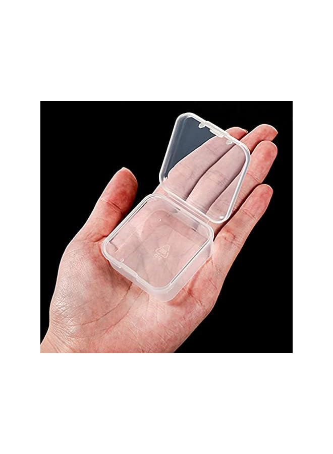 KASTWAVE Box Organizer, Craft Sewing Supplies Storage, Craft Supply, KASTWAVE Mini Plastic Clear Beads Storage Containers for Collecting Small Items, Beads, Jewelry, Business Cards, Game Pieces, Crafts - Image 3