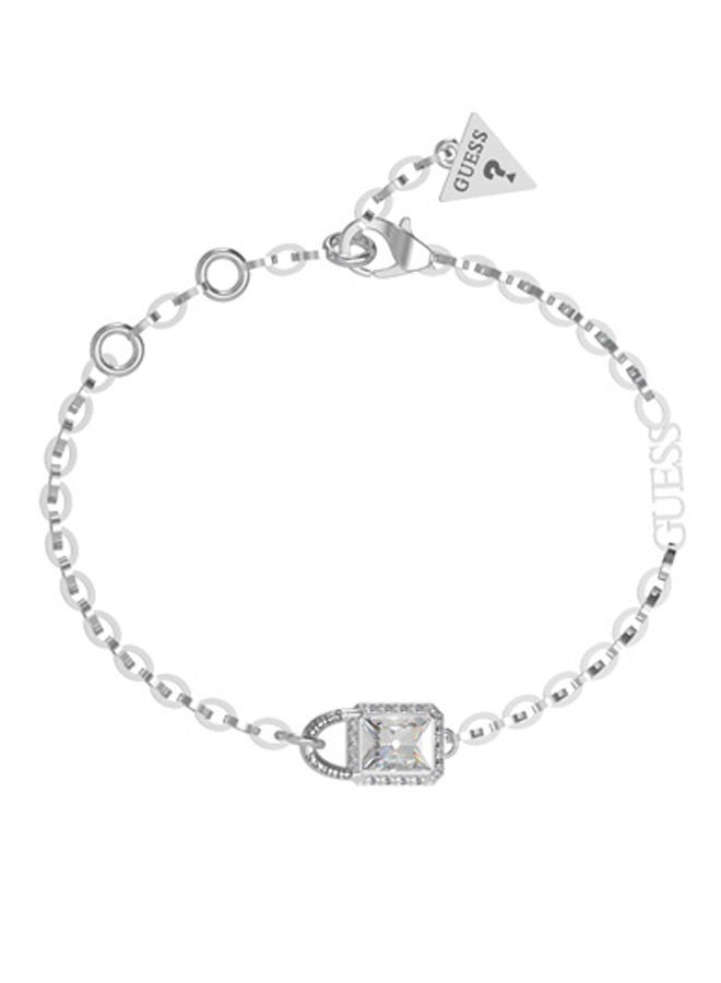 Clear Padlock Bracelet