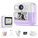 Dafotil Kids Instant Print Camera Christmas Birthday Gift for Girls Boys Digital Camera with 32GB Card 1080P Video Portable Purple Toy for Ages 310 - Image 3