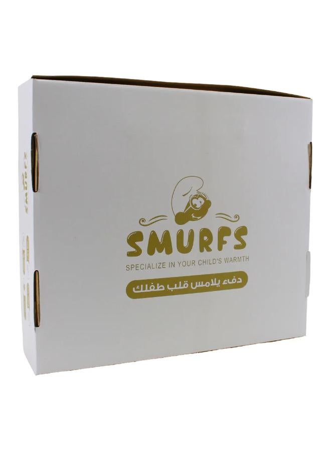 THE SMURFS Velvet Baby Blanket – Bubbles Pattern - Image 2