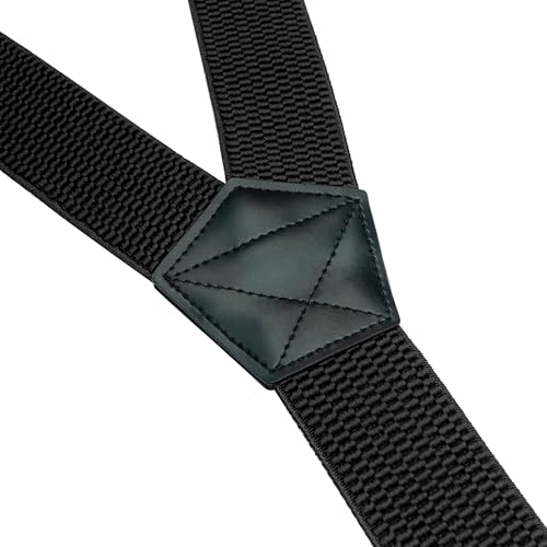 JEMYGINS Hidden Black Suspenders 1.48" Under Clothing Work Suspender for Men(1) - Image 4