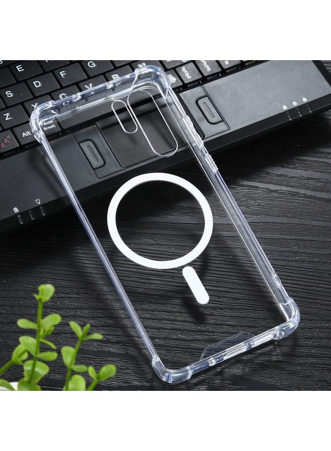 Green Tiger Case For Huawei P30 Pro Magsafe Case Clear Four-corner Airbag Shockproof PC + TPU Case with Magnetic  - Image 2