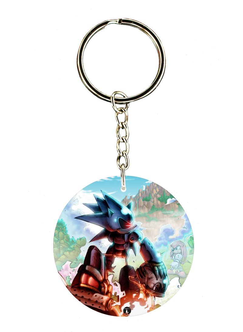 Sonic Printed Keychain