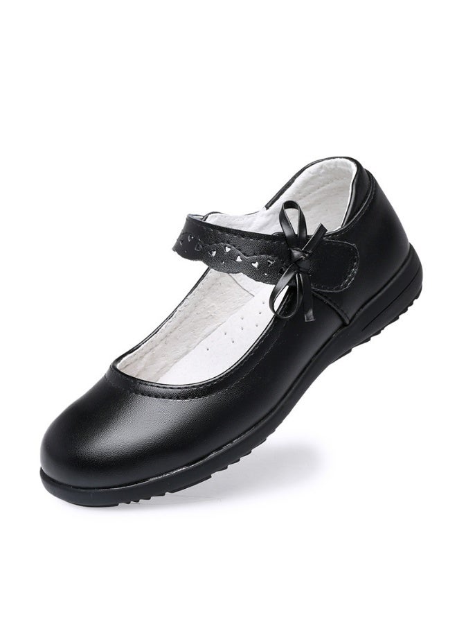 Shougu New Girls' Leather Shoes 
