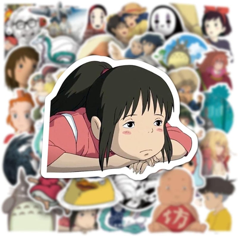 FUNI 100 PCS Japanese Cartoon Stickers - Kawaii Anime Vinyl Decals for Kids and Adults - Image 5
