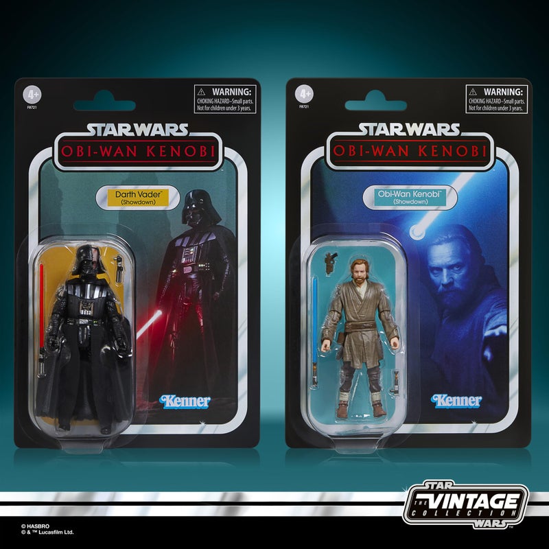 STAR WARS The Vintage Collection Obi-Wan Kenobi (Showdown) & Darth Vader (Showdown), Obi-Wan Kenobi 3.75” Action Figures 2-Pack - Image 3