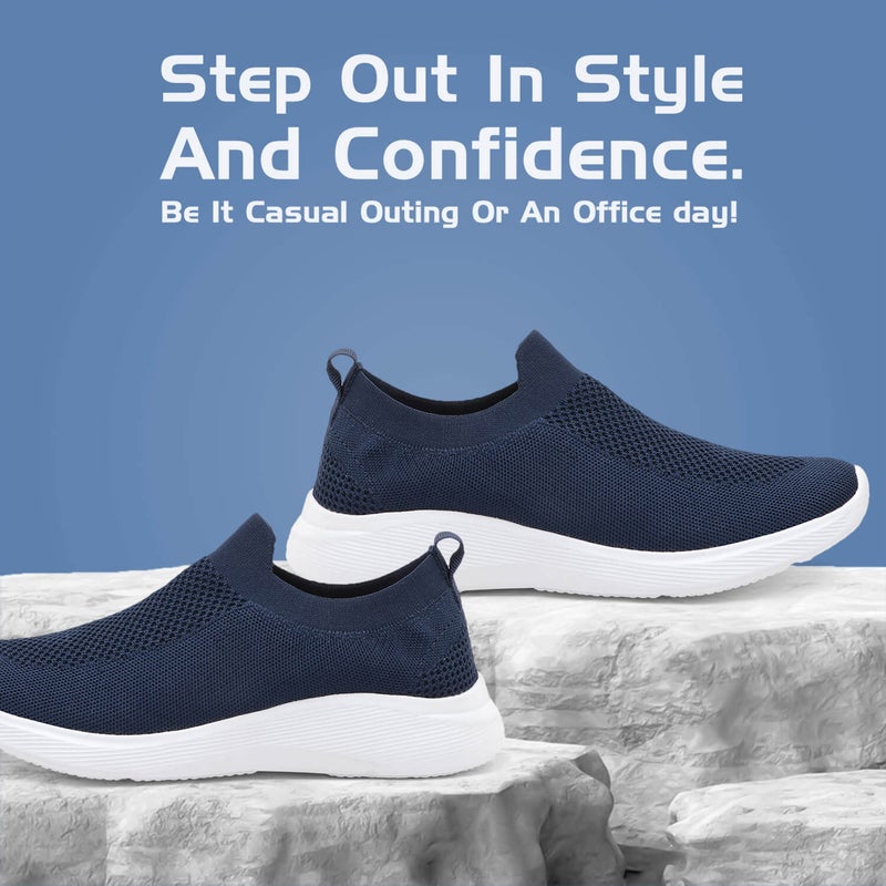 Face أحذية رياضية بحرية للرجال - Image 1