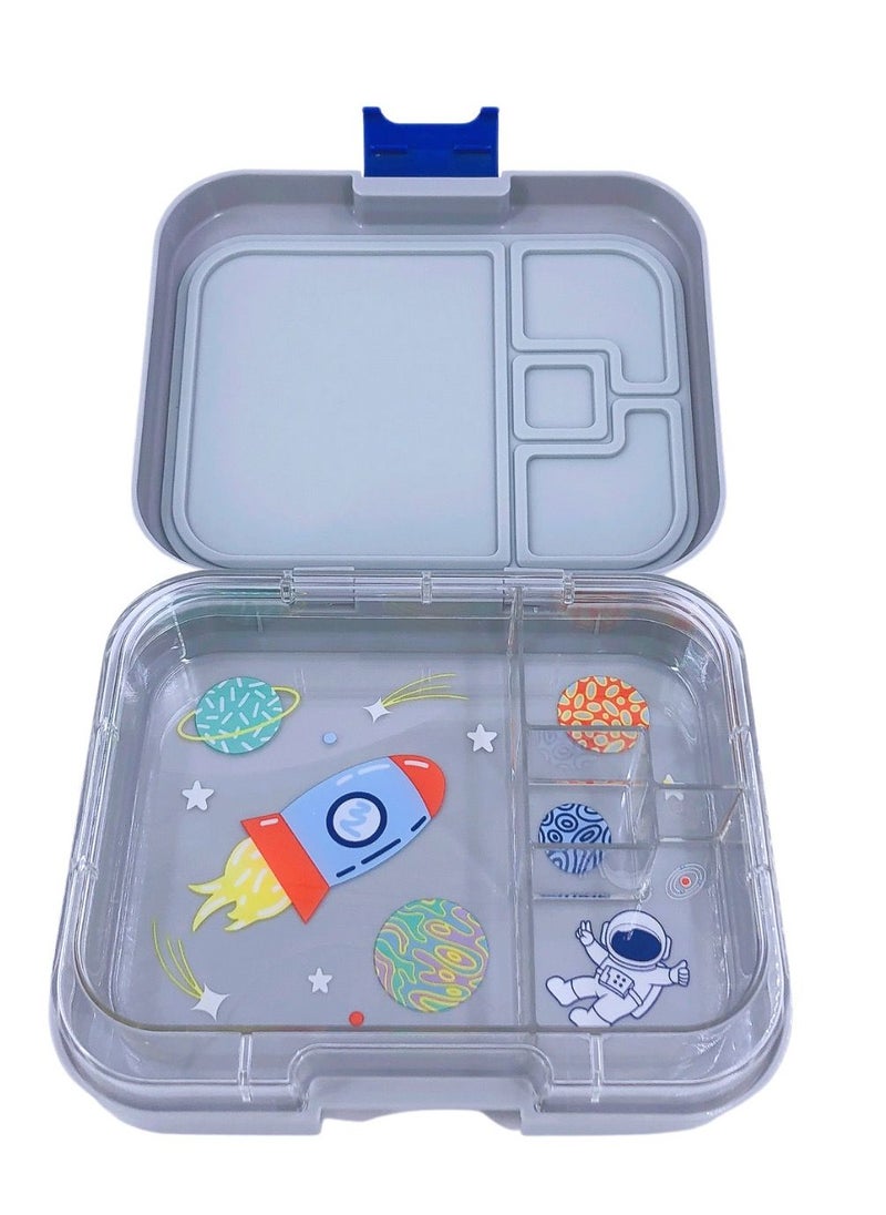 TINY WHEEL - TW Bento Lunch Box Grey 4 Compartments - Image 1