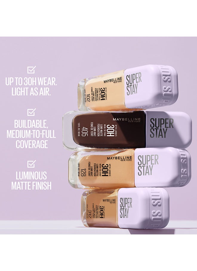 MAYBELLINE NEW YORK Super Stay Lumi-Matte Foundation, 30Hr Longwear Formula  250  - Image 4
