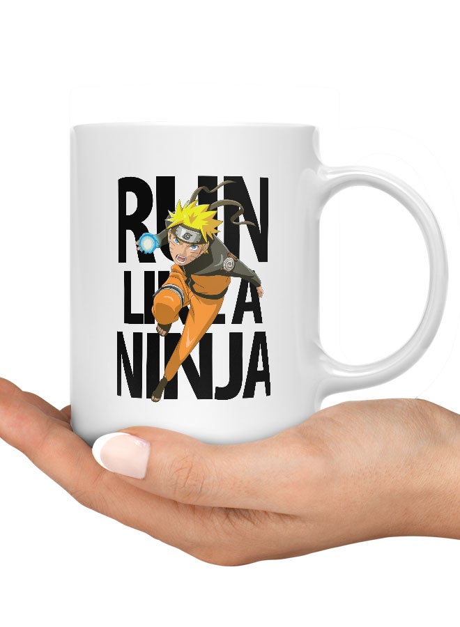 LIT Naruto Mug Naruto Mug for Coffee Shippuden Gift Mug Run Like a Ninja Manga Fan Gift-Ninja Training - Image 3