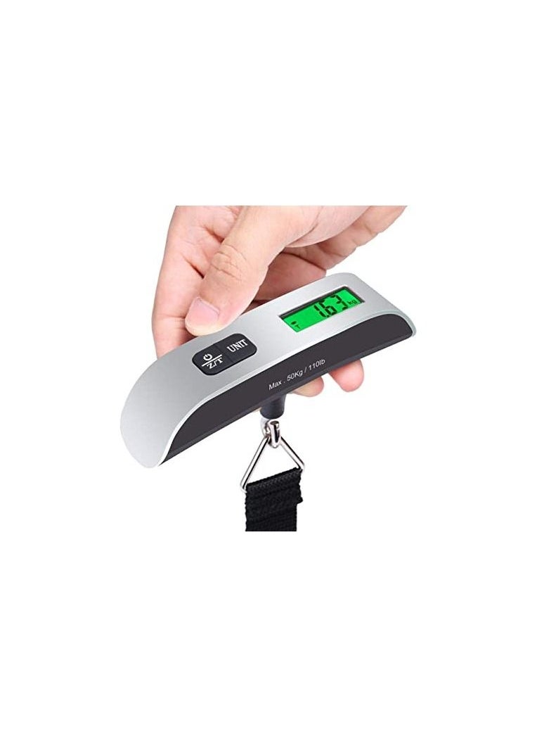 Generic - LCD Display Electronic Luggage Scale Silver - Image 1