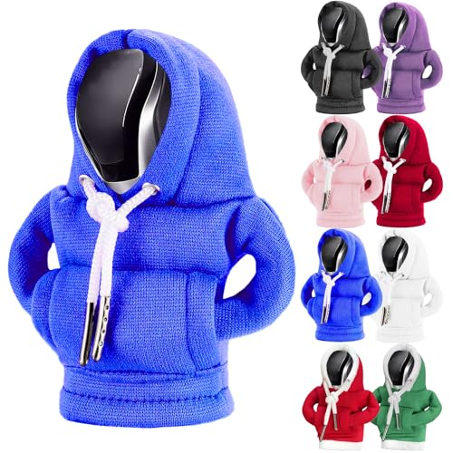 Rakizbe Car Gear Shift Hoodie Universal Car Shift Knob Cover Mini Hoodie for Auto Shifter Automotive Interior Cute Gadgets Car Accessories - Image 1