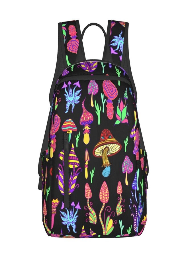 bassyil Goth Mushroom Backpack Bookbag Laptop Backpacks Multipurpose Daypack For Boys Girls School Men Women Picnic Travel Hiking - Image 1