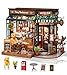 Rolife DIY Miniature House Kit 118 CoffeBar Dollhouse Diorama Model Build Mini House Building Kit with LED Light Hobby Crafts for Adults Gift for Him Her Tipsy Restaurant - Image 3