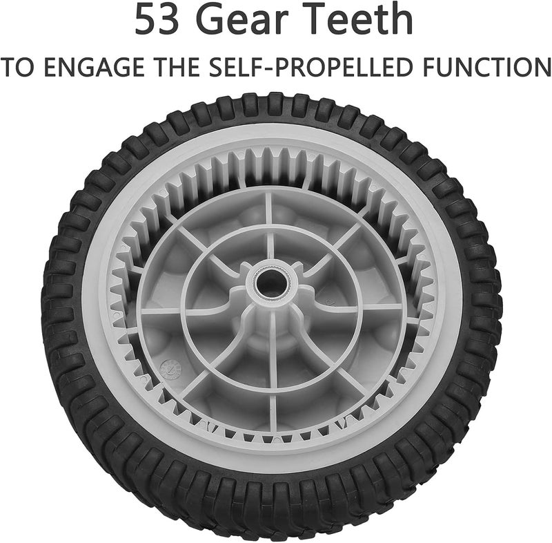 Fourtry Front Drive Wheels Fit for Troy Bilt Lawn Mower - 734-04018C Wheels Fit for MTD Snapper Troy Bilt Tuff-Cut 210 TB210 TB230 TB240 Self Propelled Mower, Replace 734-04018A 734-04018B, 2 Pack - Image 5