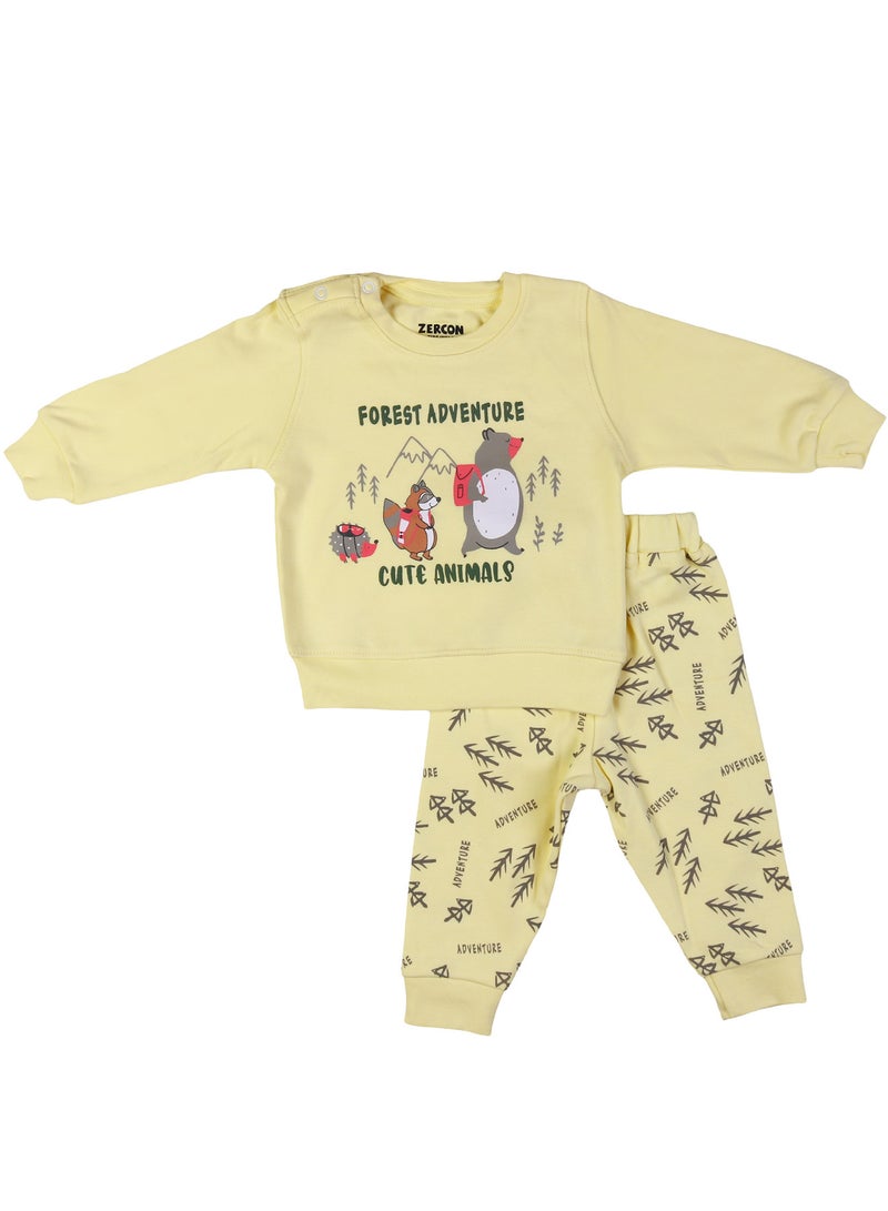 زيركون بيجامة خريفي مواليد - Image 1