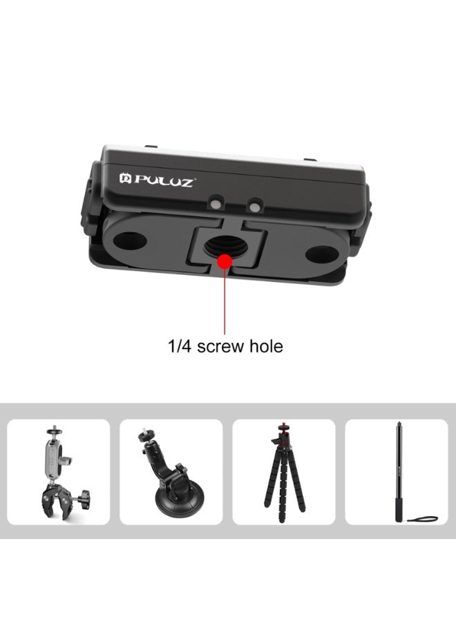 PULUZ For Insta360 Ace / Ace Pro Magnetic Quick Release Base Mount (Black) - Image 5