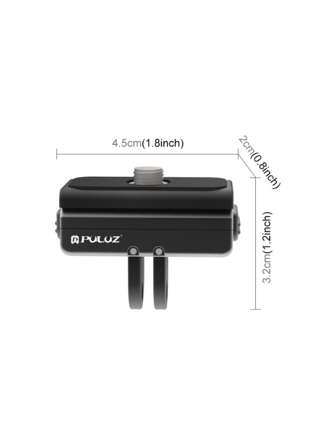 PULUZ For Insta360 Ace / Ace Pro Magnetic Quick Release Base Mount (Black) - Image 4