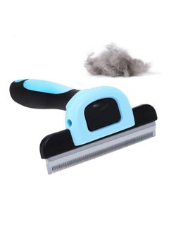 SunGrow SunGrow Dog and Cat Deshedding Brush, Minimizes Shedding, Enhances Coat Health, Gentle on Skin, Suitable for Rabbits & Ferrets, 4" Steel Blade  - Image 1