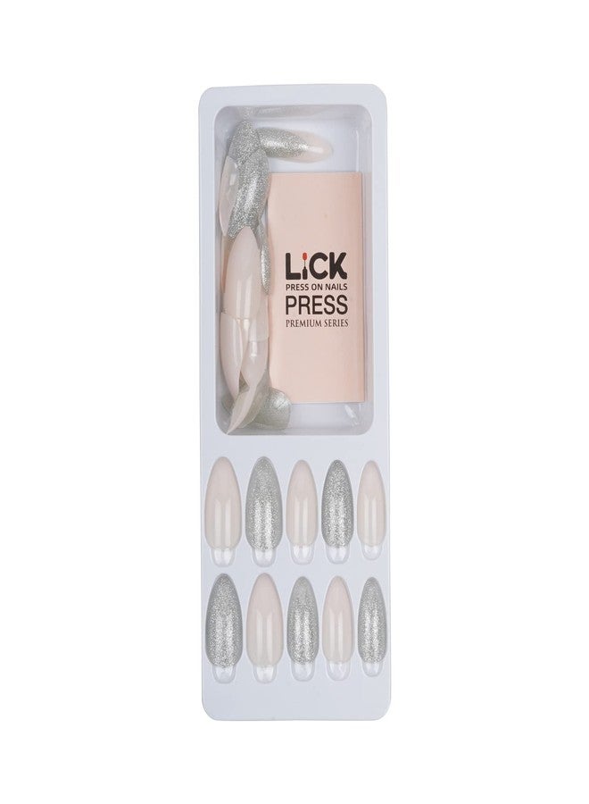 ليك مجموعة أظافر أكريليك رمادية من ليك، 28 قطعة - أظافر صناعية قابلة لإعادة الاستخدام، طقم تمديد الأظافر (لا حاجة إلى غراء) - Image 4