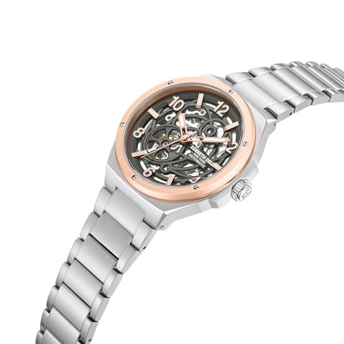 Kenneth Cole Automatic Grey Dial Silver Stainless Steel Strap Watch for Men - KCWGY0046303MN - Image 2
