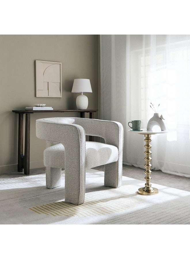 Home Box Charles Marble Top Accent Table 60 x 40 x 40 cm - Image 5