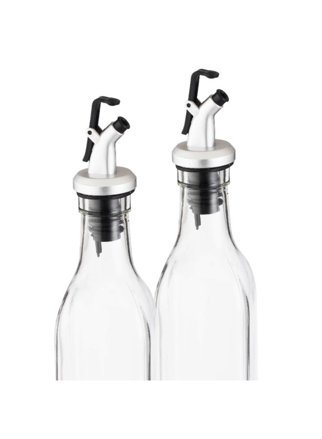 Shengya 🫒 Set of 2 Glass Oil and Vinegar Dispensers – Precise Pouring and Easy Control for the Kitchen - Image 3