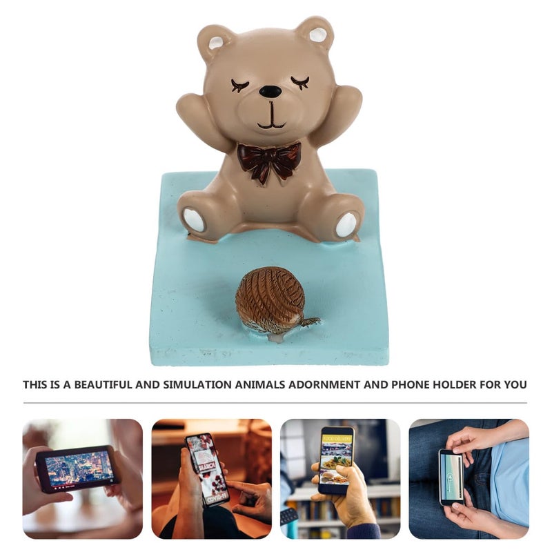 Cartoon Animal Phone Stand Desktop Ornament Hands Free For Home Office School - Image 3