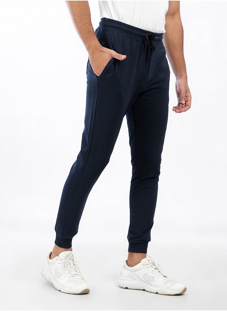 Mesery - Slim Fit Sweatpants For Men - Navy - Image 1