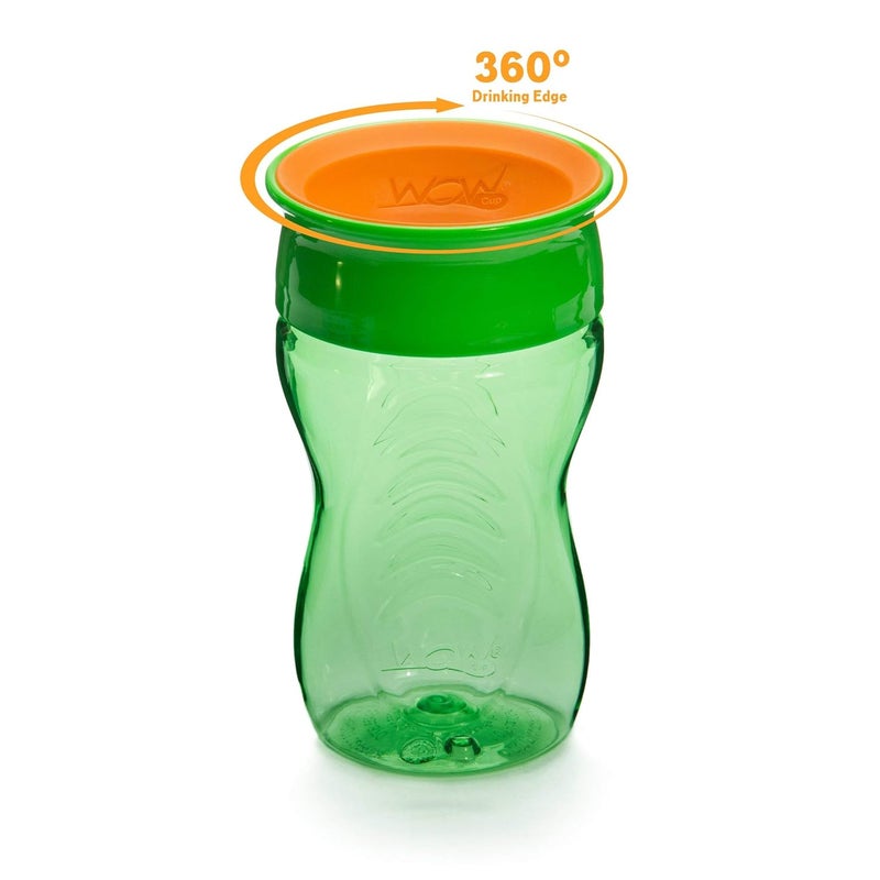 WOW GEAR Wow Cup for Kids 360 Sippy Cup 10 oz 2 Pack  BlueGreen - Image 3